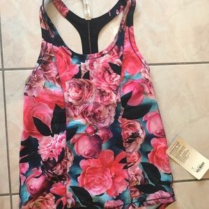 NWT Lululemon floral top with tags